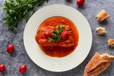 Merluza en salsa de tomate