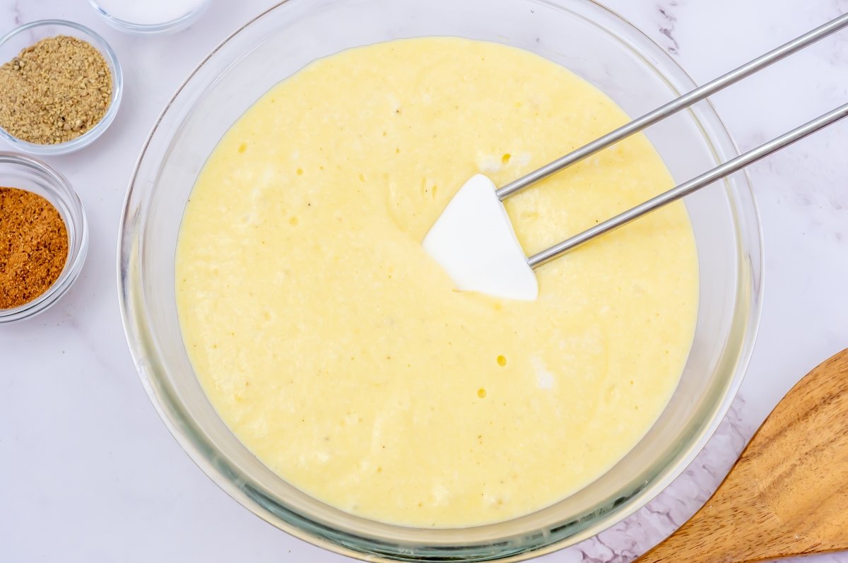 Mezcla para el soufflé de queso