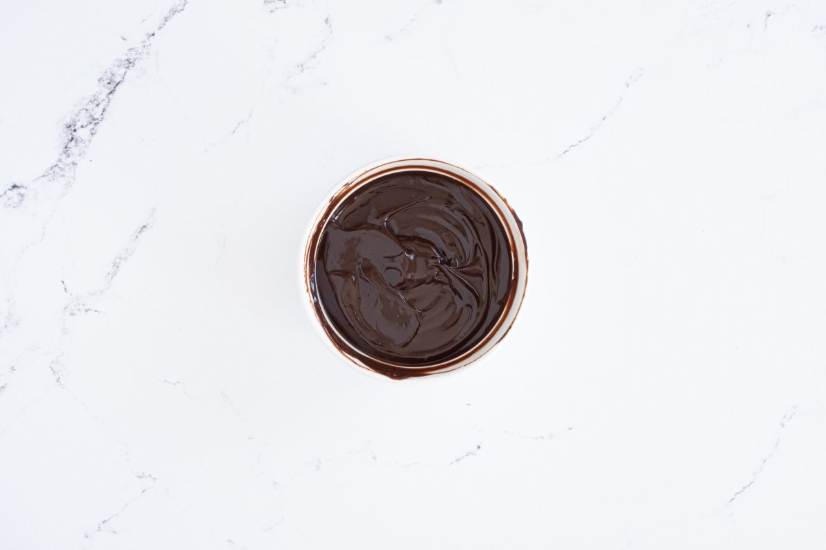Mezclamos la crema de chocolate