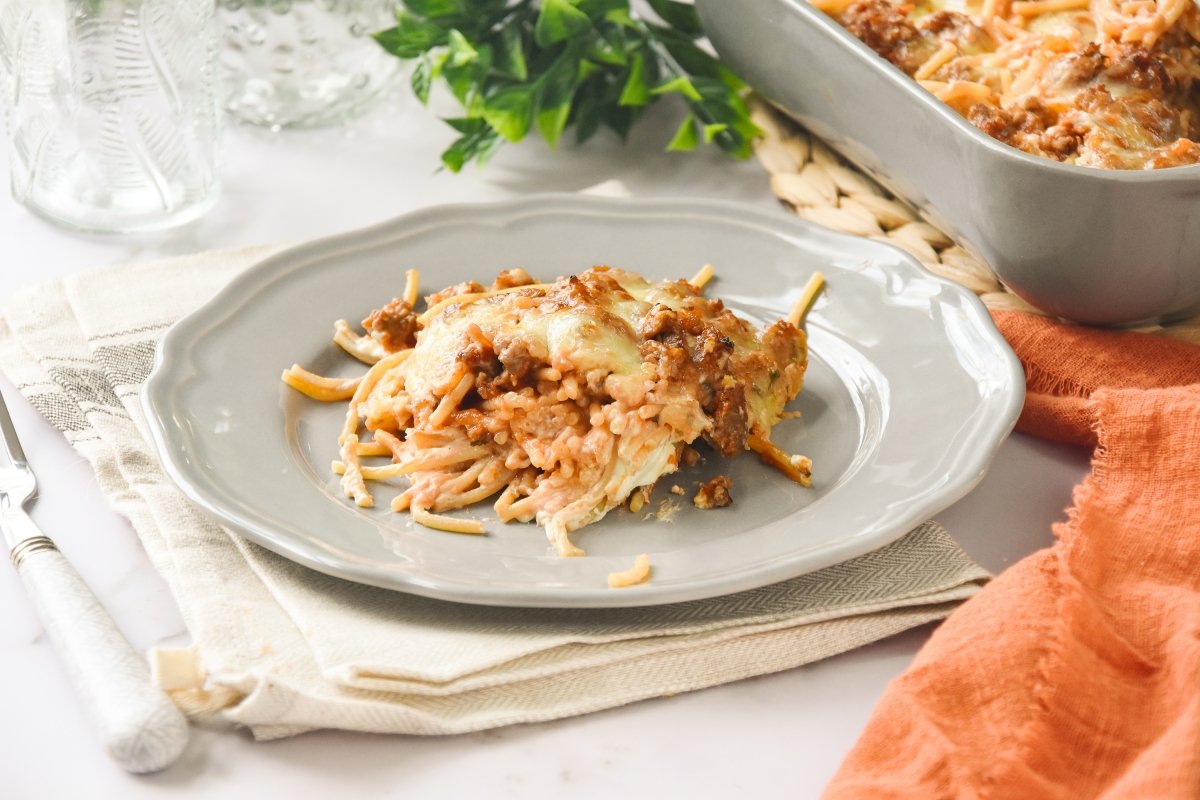 Million Dollar Spaghetti listo para comer