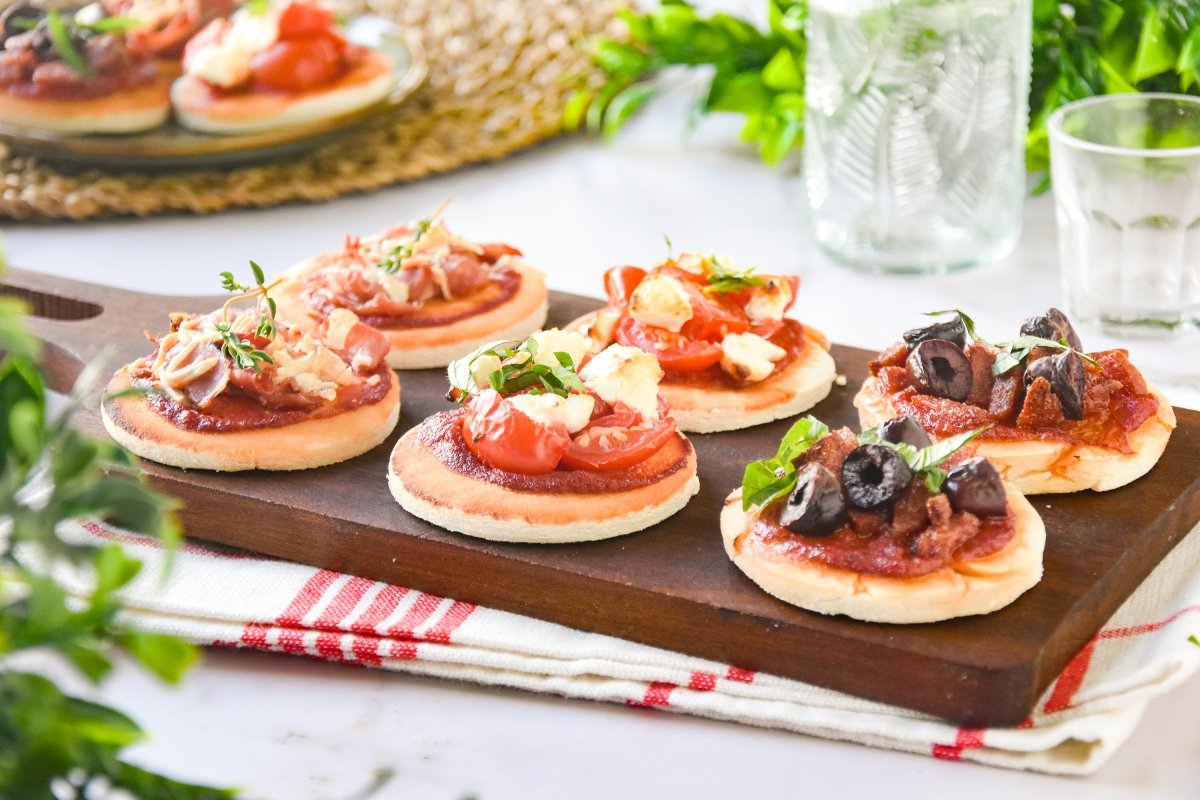 Mini pizzas caseras