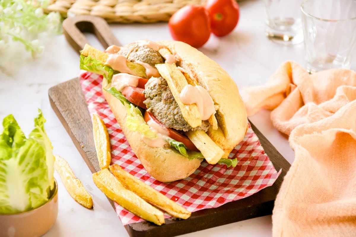 Mitraillette listo para comer