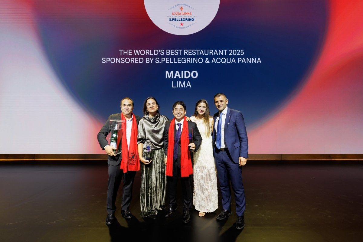 Mitsuharu Tsumura recibe el premio al mejor restaurante del mundo en 2025 por Maido