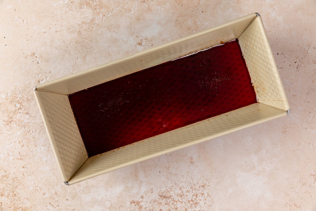 Molde caramelizado para el flan de queso en Thermomix