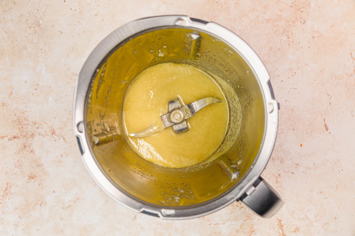 Montando el alioli en Thermomix
