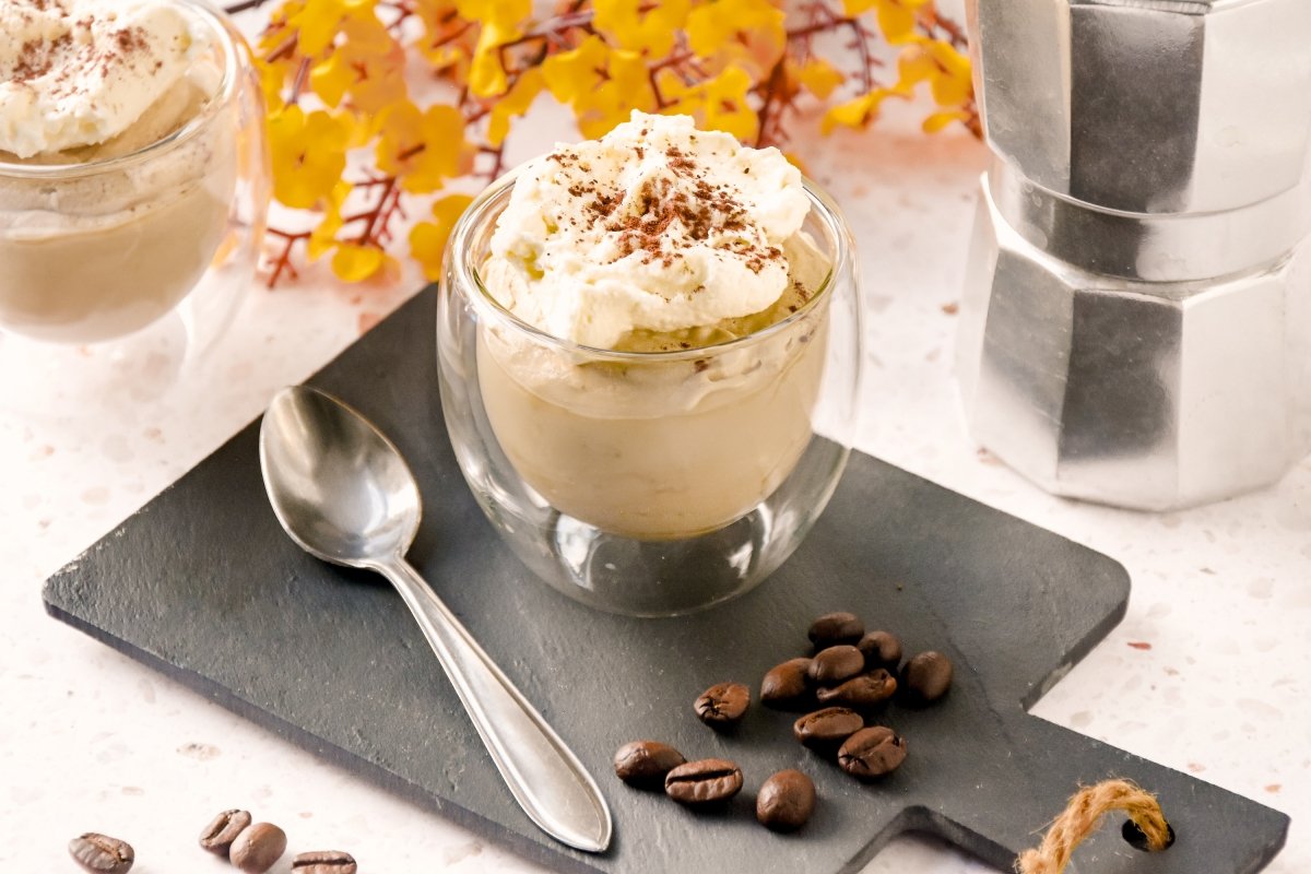 Mousse de café casero