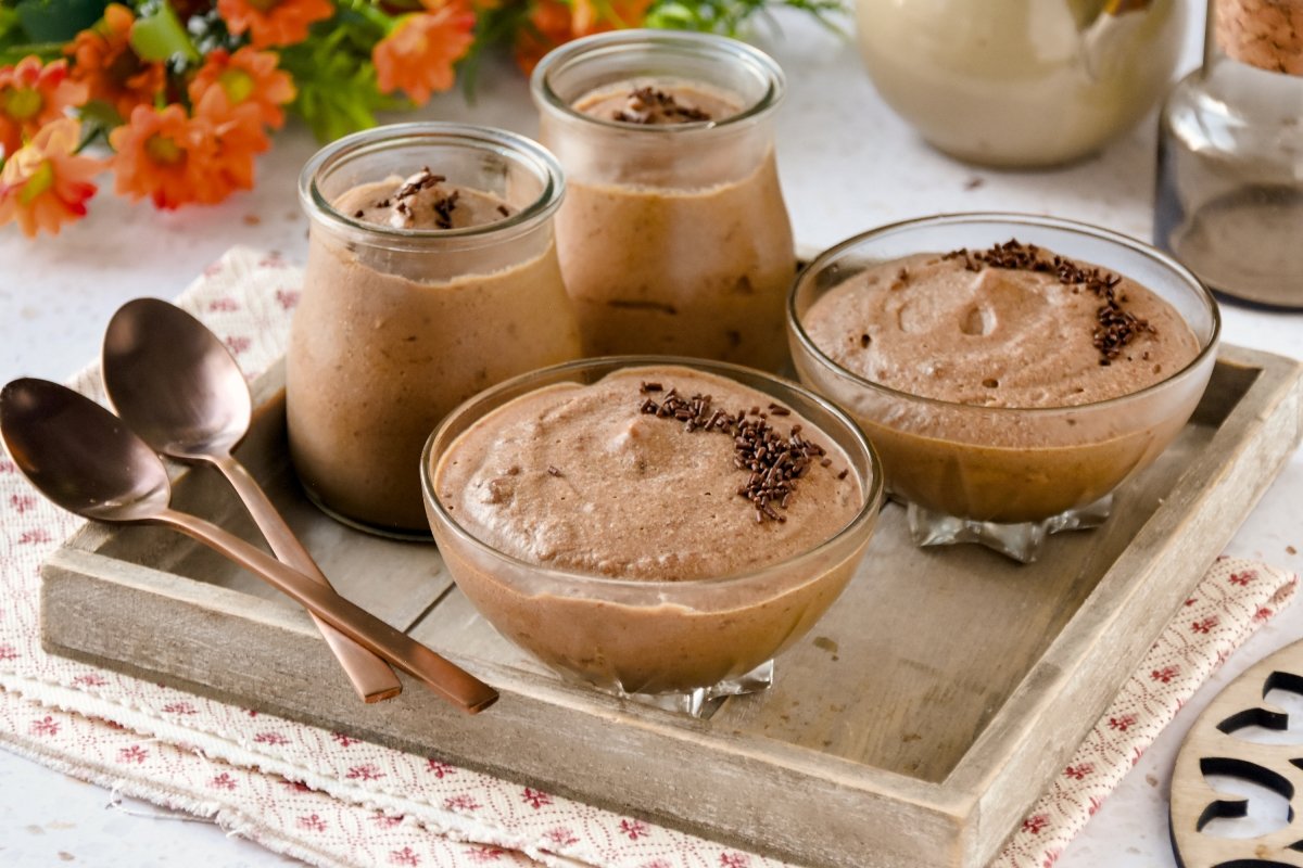 Mousse de chocolate casera