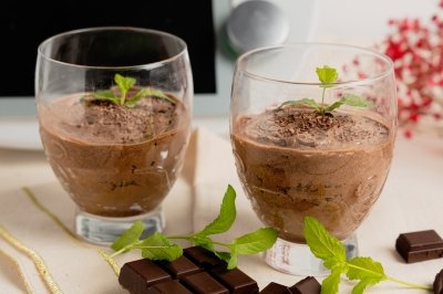 Mousse de chocolate en Thermomix