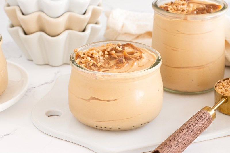 Mousse de dulce de leche
