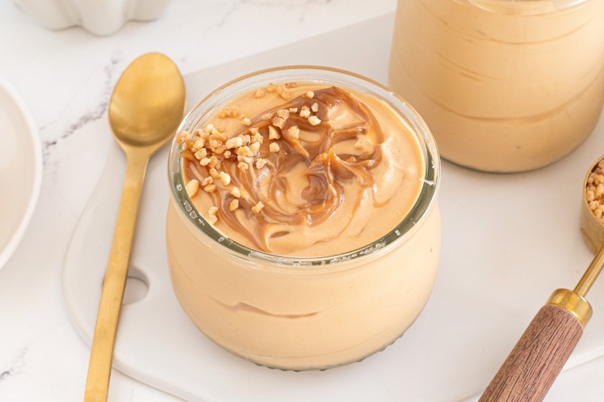 Mousse de dulce de leche