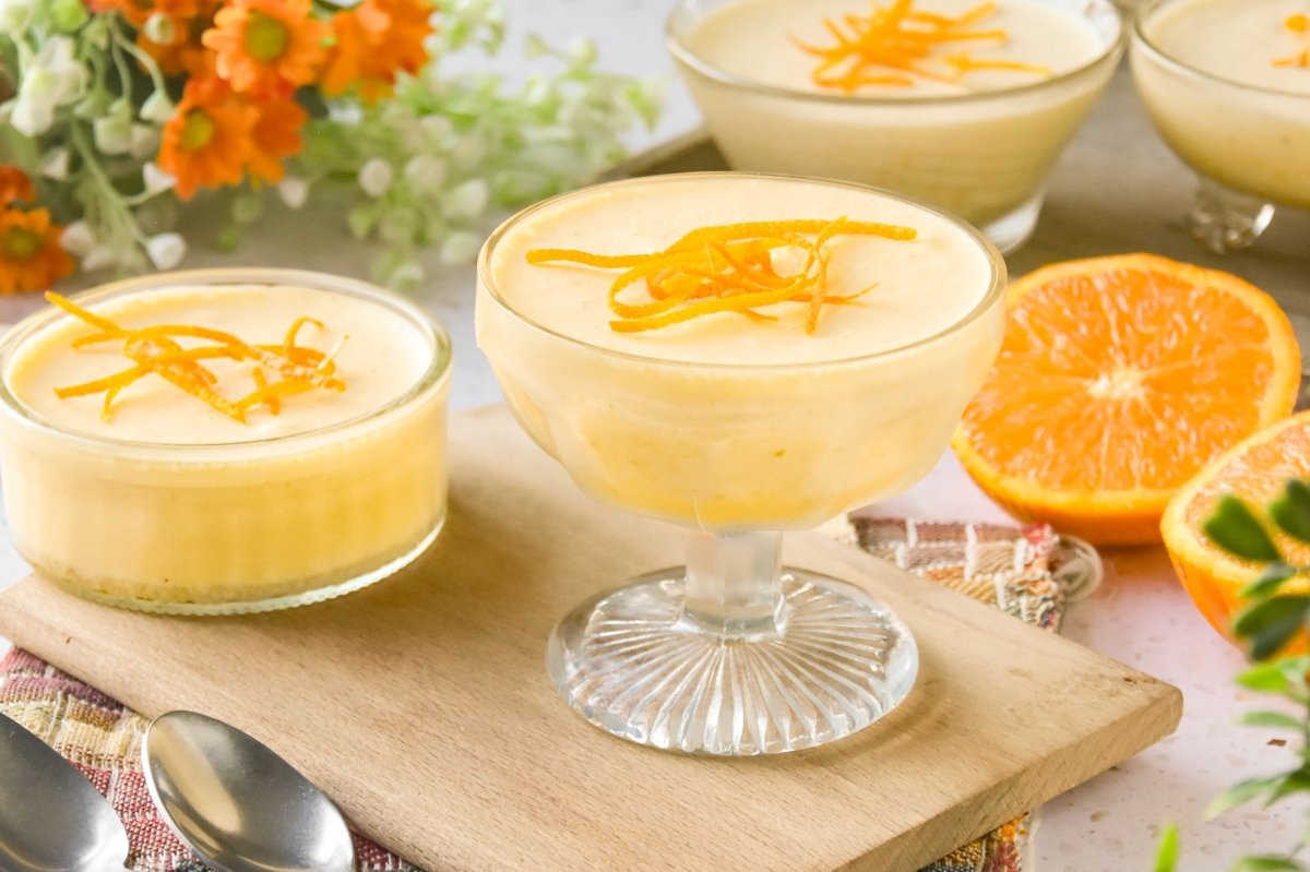 Mousse de naranja casera