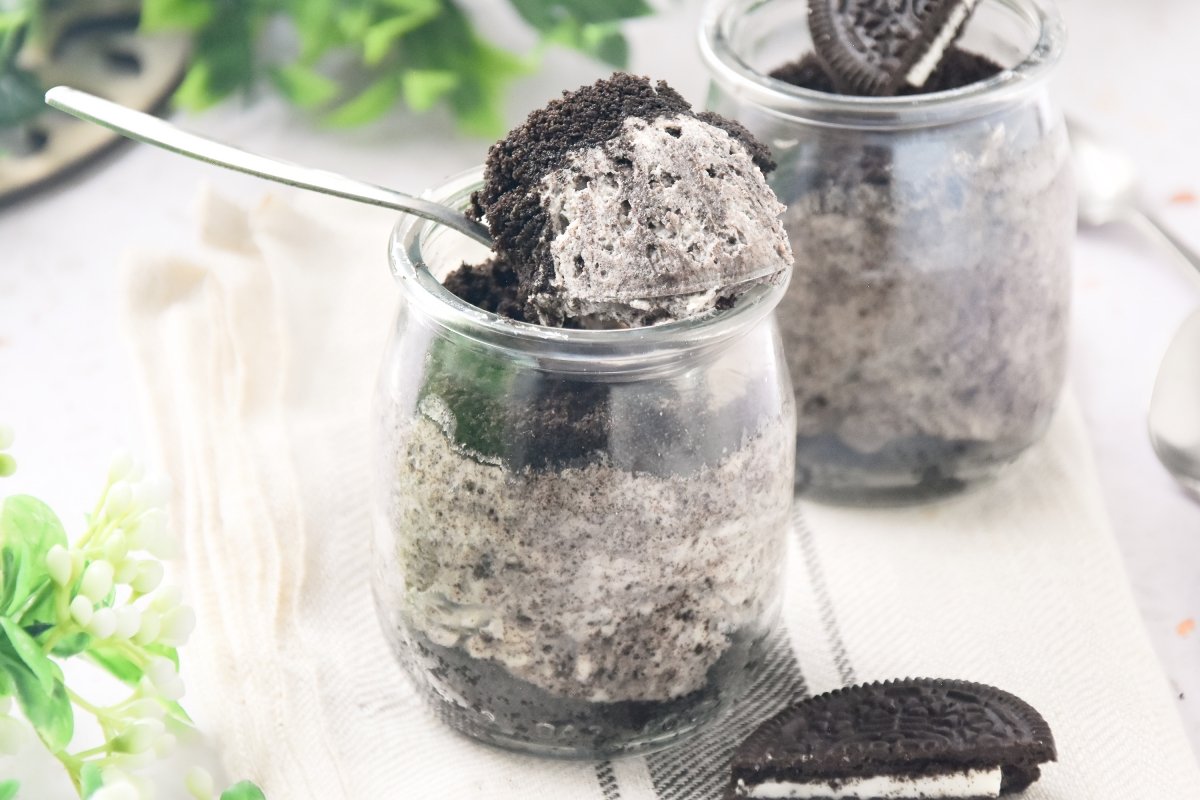 Mousse de Oreo casera