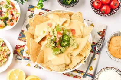 Nachos con queso