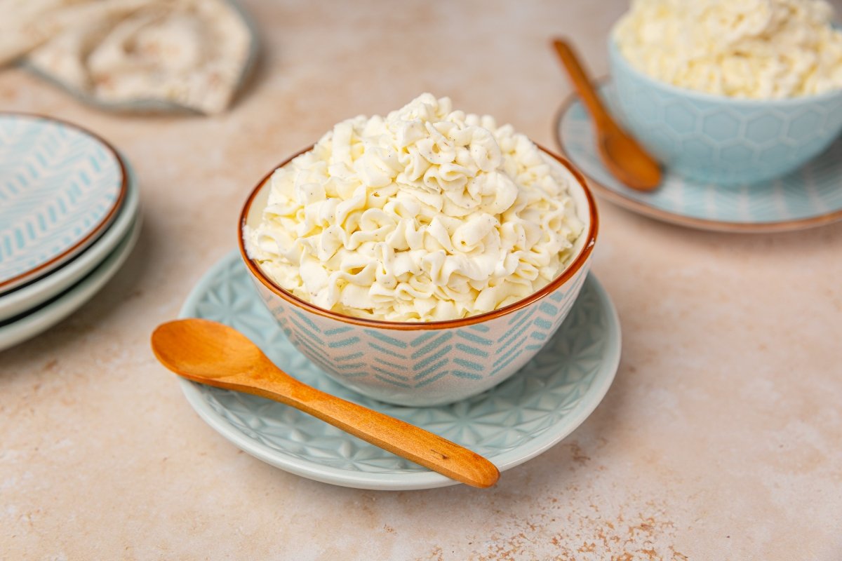 Nata montada en Thermomix preparada