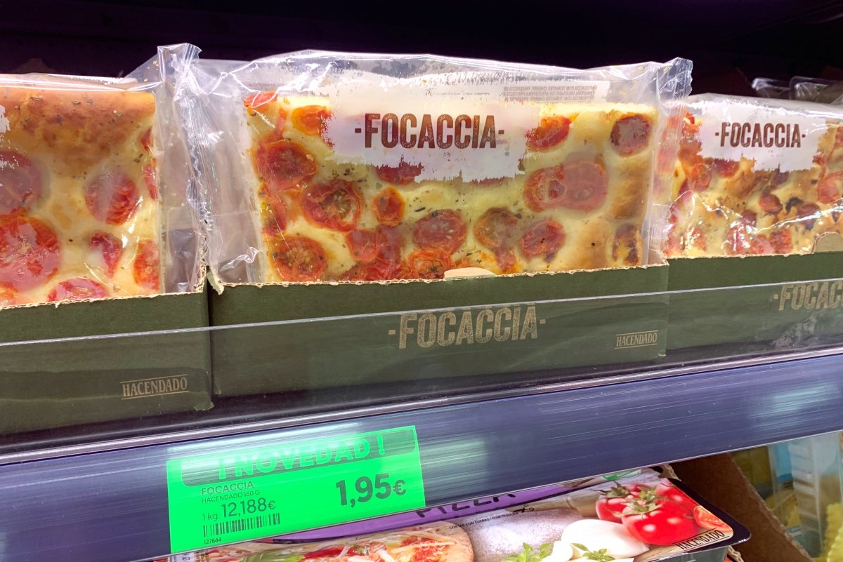 Nueva focaccia con tomates cherry de Mercadona