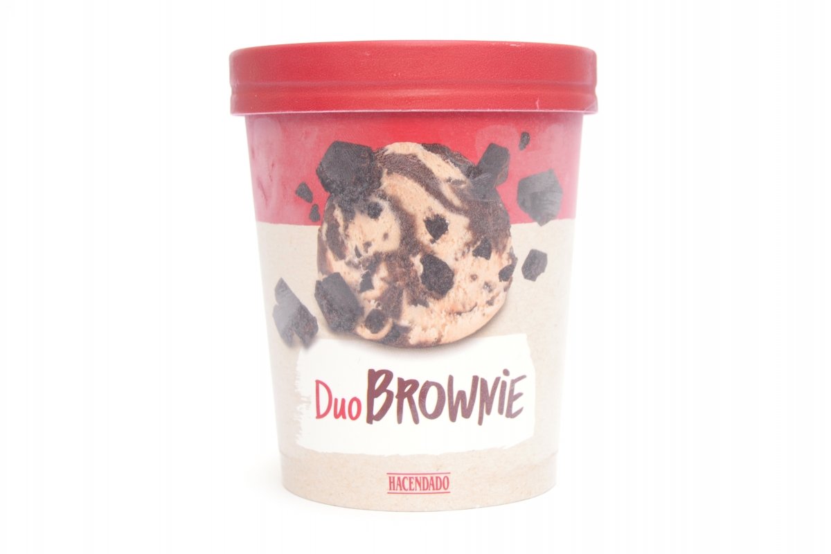 Nuevo helado Duo Brownie de Hacendado comercializado por Mercadona