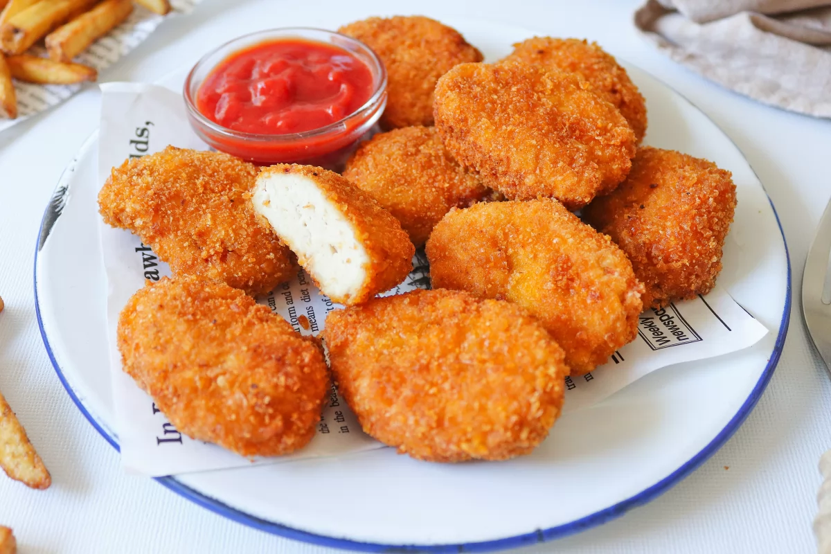 Nuggets de pollo caseros