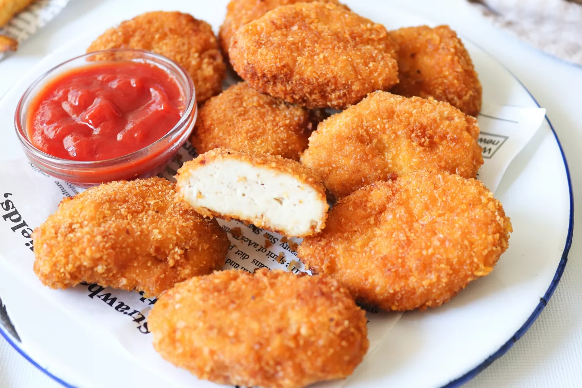 Nuggets de pollo listos para comer