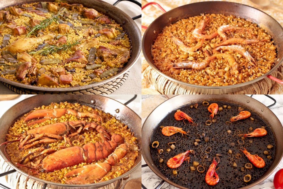 Recetas de paellas y arroces secos