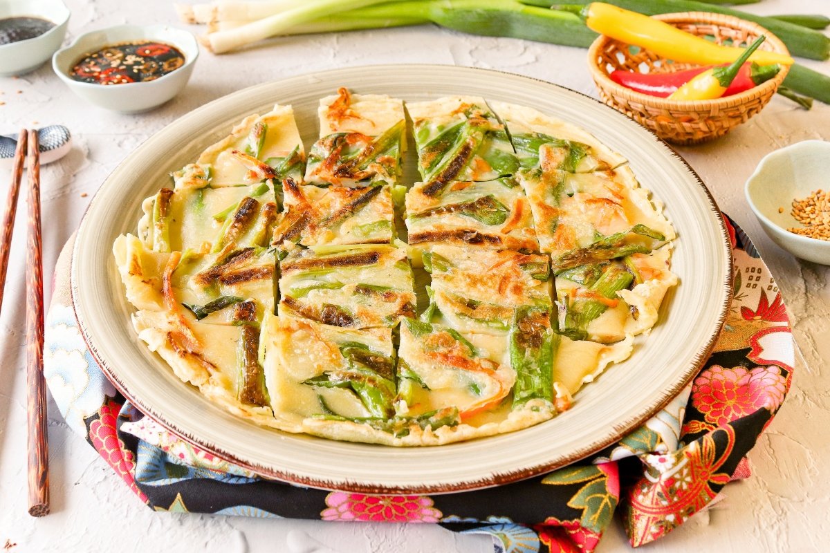 Pajeon tradicional coreano