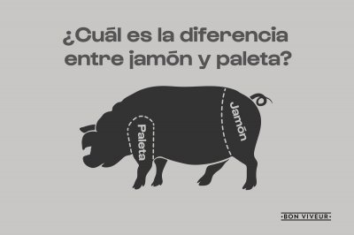 Cuál es la diferencia entre jamón y paleta