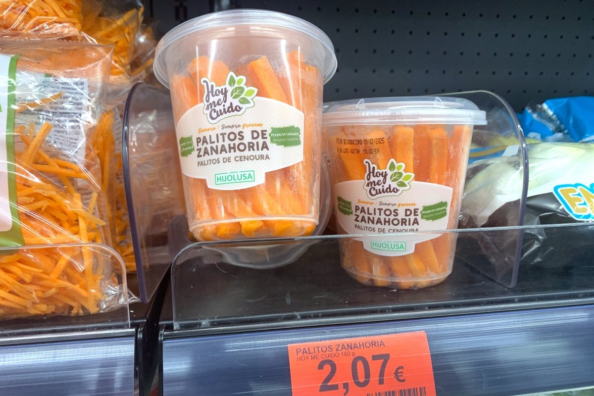 Palitos de zanahoria de Mercadona perfectos en verano