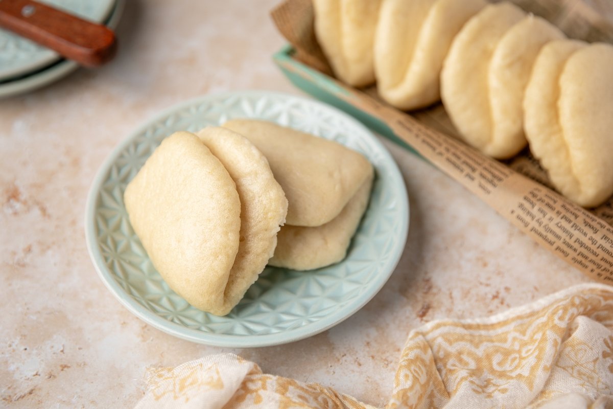 Pan bao en Thermomix listo
