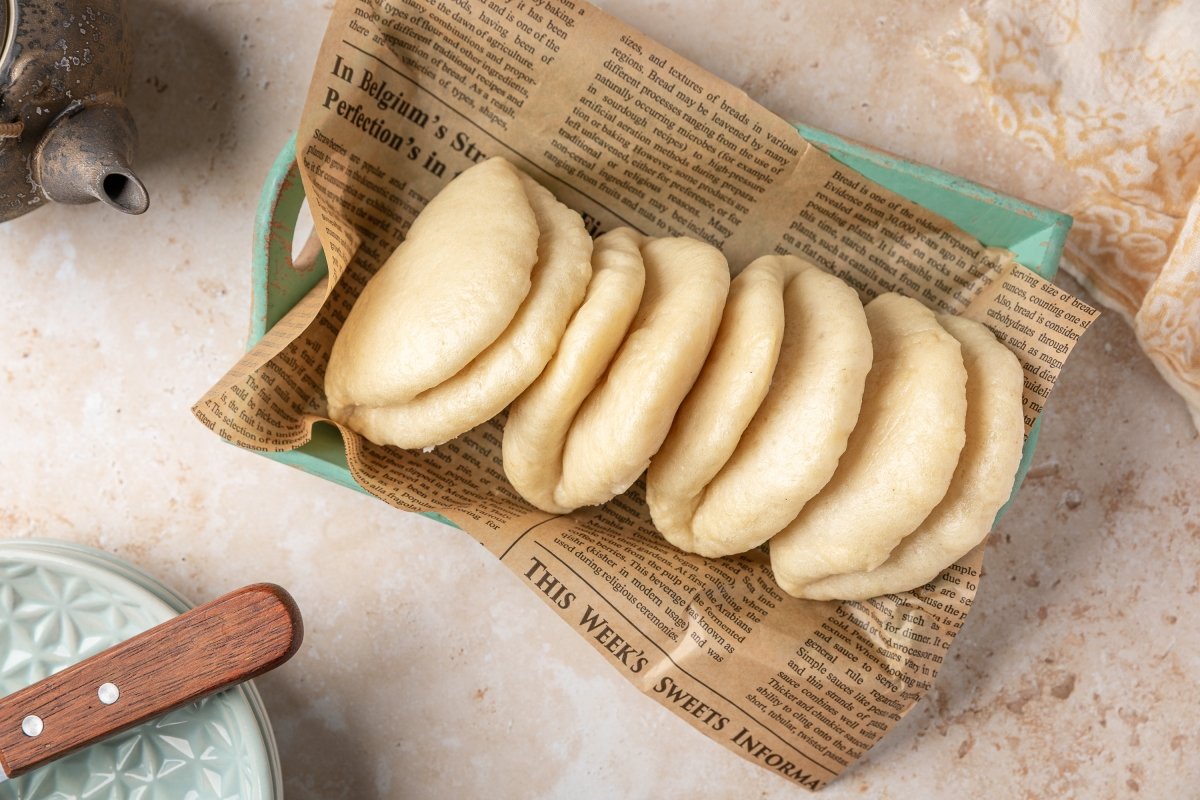Pan bao en Thermomix preparado