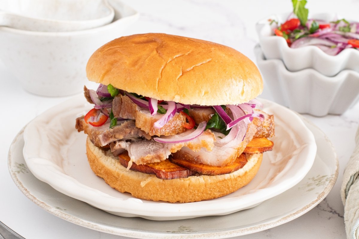 Pan con chicharrón