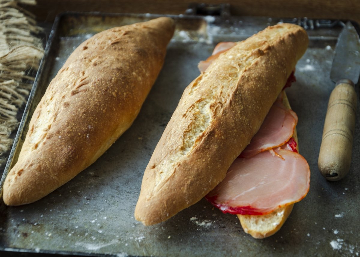 Sandwich bread with tenderloin