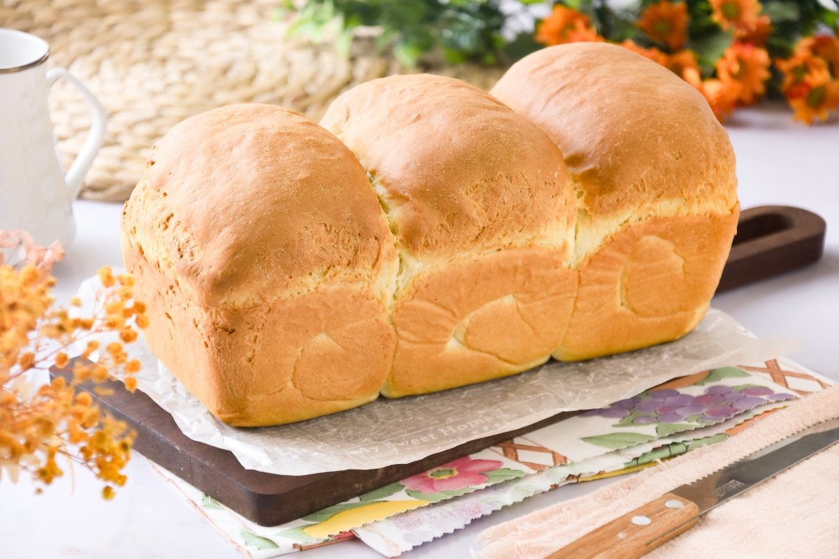 Pan de leche japonés hokkaido o shokupan
