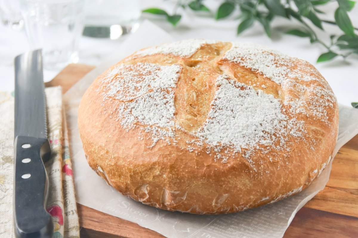 Pan en cocotte hecho en casa