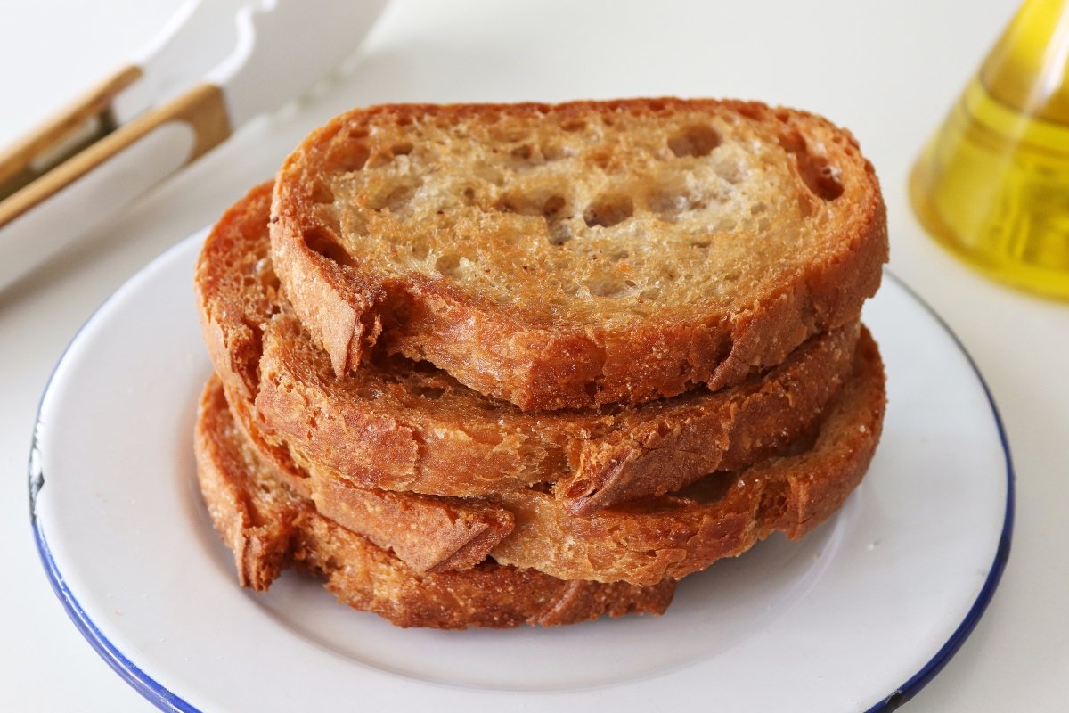 stacked fried bread