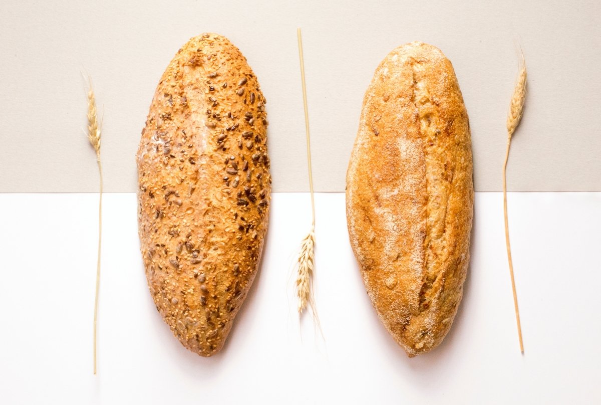 Pan integral y de semillas saludable