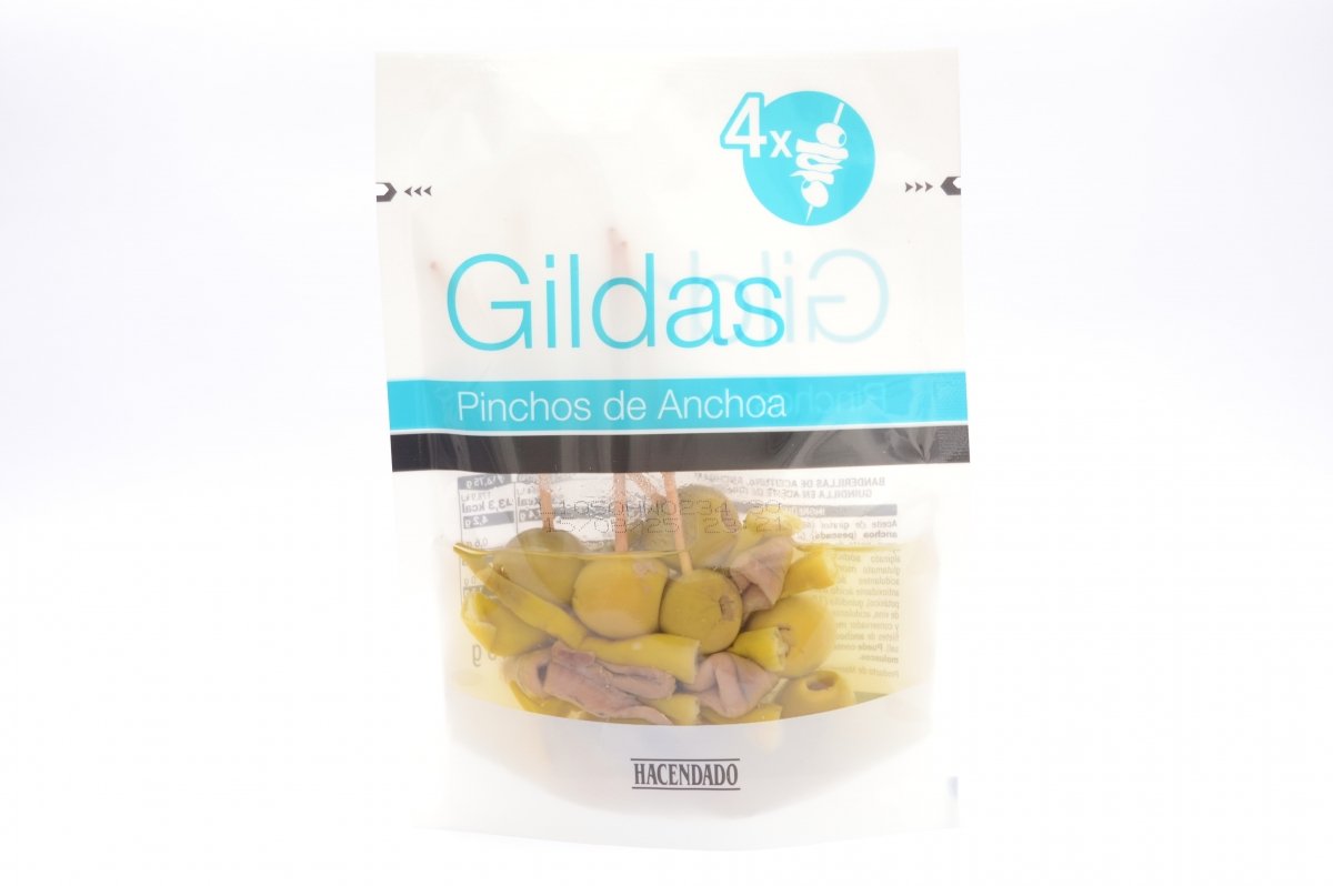 Paquete de gildas de Mercadona