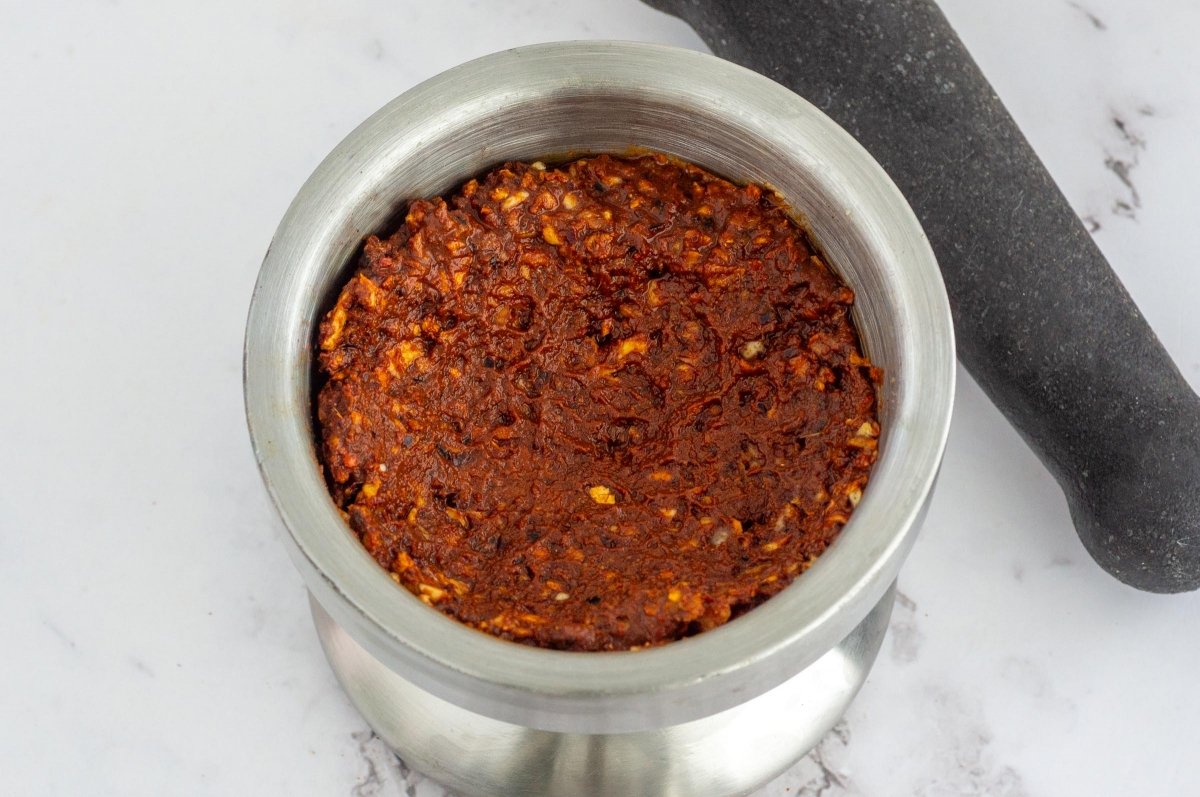Pasta de ajo para vindaloo de cerdo
