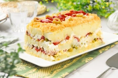 Pastel de patata y atún