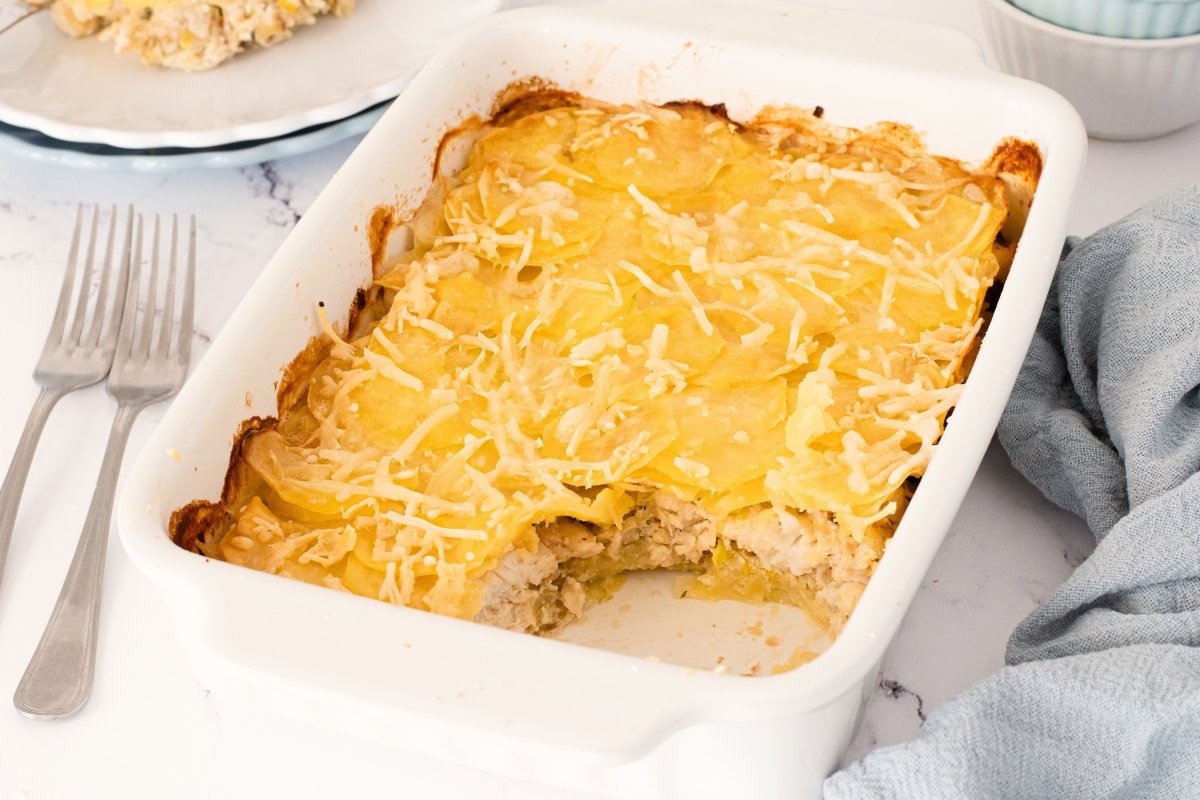 Pastel de patata y pescado