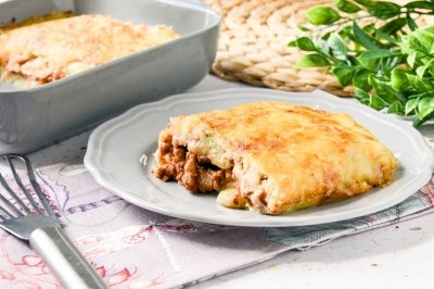 Pastel de patata y pollo