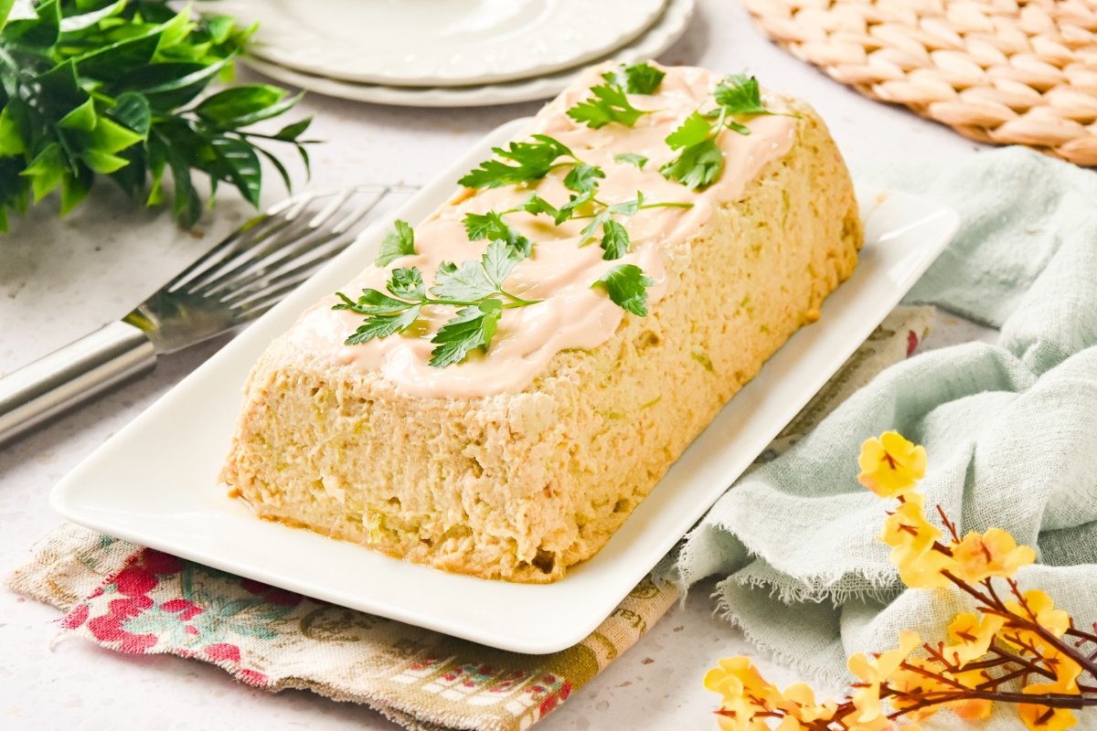 Pastel de puerros casero