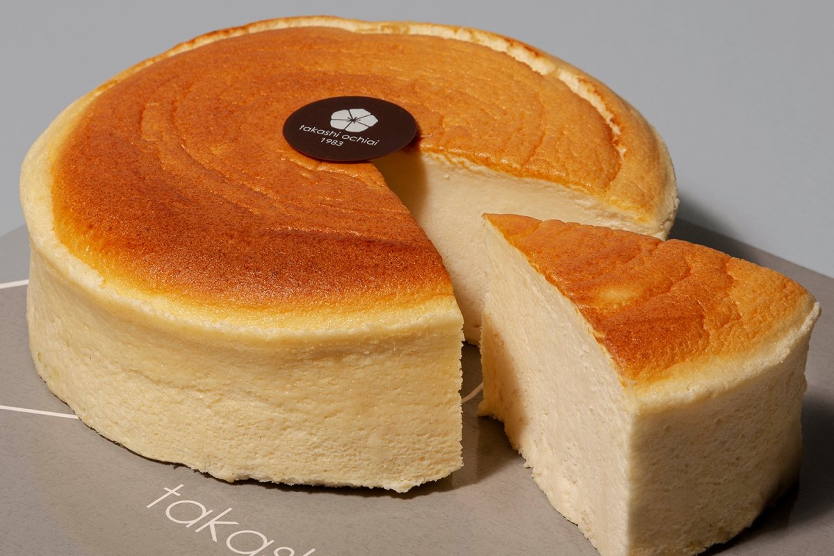 Pastel de queso al estilo japones de Pastisseria Ochiai en Barcelona