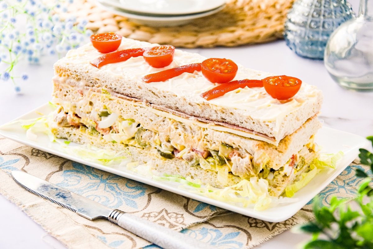 Pastel frío de pollo