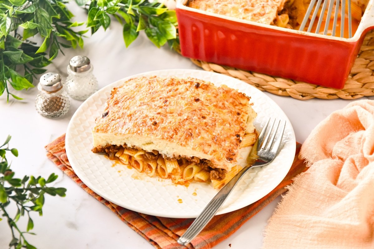 Pastitsio listo para comer
