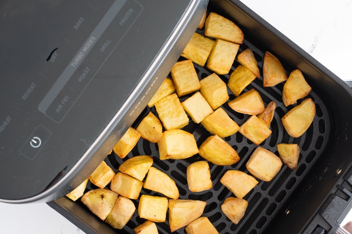 Patatas cocinadas en airfryer