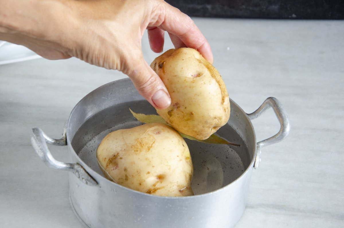 Patatas hervidas