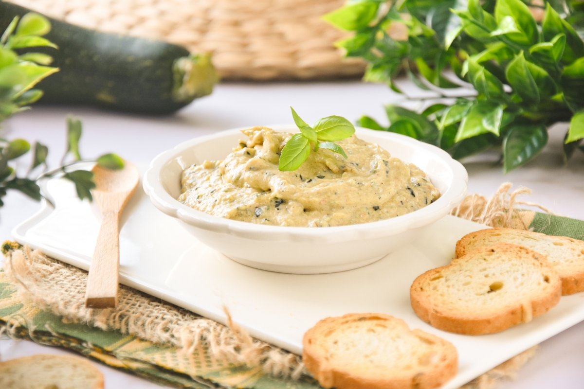 Paté de calabacín casero