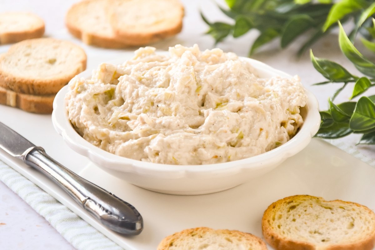 Paté de puerros casero