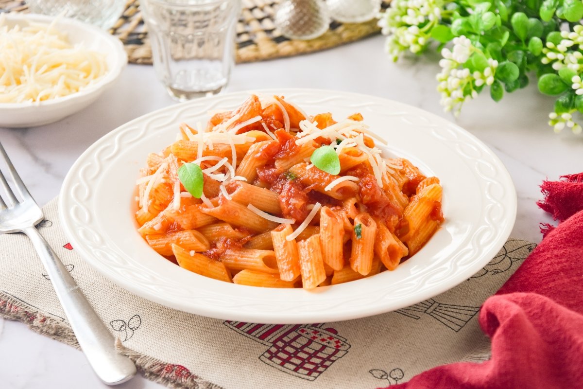 Penne all'arrabbiata caseros
