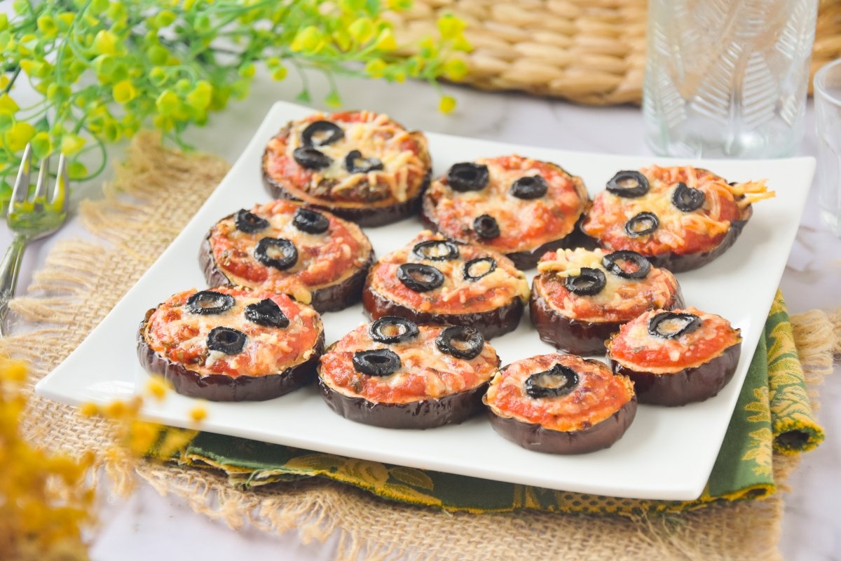 Pizza de berenjena casera