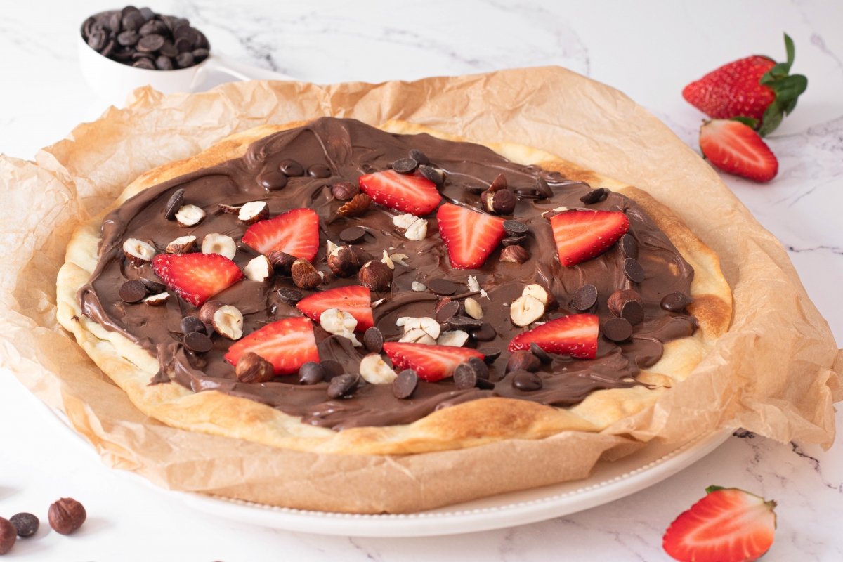 Pizza de chocolate